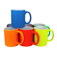 Tasse Magique en Céramique 11oz Personnalisée par Sublimation, Tasse à Café Fluorescente à Changement de Couleur par Transfert Thermique pour la Rentrée Scolaire