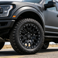 Rines de 17 y 18 Pulgadas 6x139.7 5x127 Estilo Beadlock para Toyota Land Cruiser LC200/LC300 Isuzu D-MAX MU-X Ford F-150