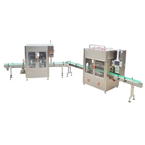 Complete fully automatic fresh fruit juice bottle filling machine / drink production line / Juice filling sealing machine
