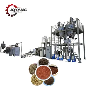 1 - 6 Ton Per Hour Large Capacity Wet Extrusion Twin Screw Extruder Floating Fish Feed Processing Machinery