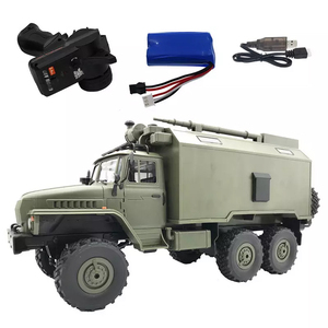 6X6 1:16 escala <span class=keywords><strong>Ural</strong></span> 4320 camión del ejército 2,4g 6wd Rc coche militar Vehículo de Control de Radio camión de juguetes para niños - Product Image 1
