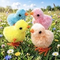 1 pièce Peluche Mignonne Poussin en Coton, Doudou pour Enfants, Cadeau d'Anniversaire Unisexe