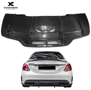 Kit carrosserie en fibre de carbone style <span class=keywords><strong>PSN</strong></span> pour Mercedes Benz Classe C W205 C63, lèvre avant, diffuseur arrière, aileron arrière, pièces de voiture - Product Image 2