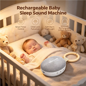 Nouvel Arrivage OEM Machine à bruit blanc portable de voyage avec veilleuse chaude et minuterie intelligente pour apaiser le sommeil des bébés - Product Image 2