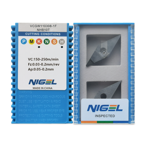 Nigel CNC outils de coupe CPN/PCBN VCGW110308 outils de tour Machine pour diamant <span class=keywords><strong>fonte</strong></span> haute dureté <span class=keywords><strong>plaque</strong></span> <span class=keywords><strong>Insert</strong></span> - Product Image 2