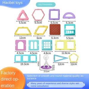 Macaron magnético fuerte, juguetes DIY de hoja de acero y plástico para Amazon, diseño creativo ensamblado transfronterizo, 13 Uds. - Product Image 2
