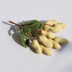 Vente en gros d'accessoires pour le <span class=keywords><strong>piment</strong></span>, <span class=keywords><strong>mangue</strong></span> orange, revêtement en plastique, simulation de fruits, légumes, cacahuètes citron en forme de feuille pour Noël - Product Image 4