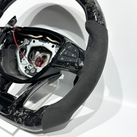 Vente directe d'usine, volant en cuir et fibre de carbone avec LED, adapté aux Mercedes-Benz W205 W212 W222 W463 W464 W205