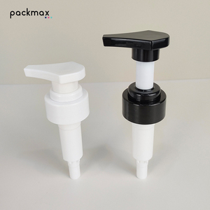 Bomba dosificadora de loción 33/410, cabezal de bomba para champú, cabezal de bomba para gel de ducha — cabezal de bomba Zhengxi de 28 dientes, cabezal de bomba externo de PP - Product Image 1