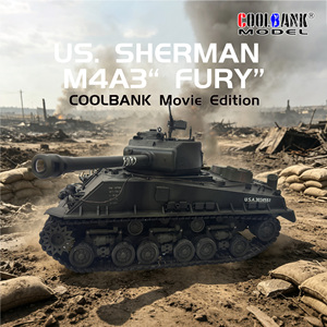 COOLBANK & NF MODEL Char américain Sherman M4A3 <span class=keywords><strong>Fury</strong></span> 1/16 Édition <span class=keywords><strong>Film</strong></span> Châssis Métallique Peint Accessoire Modèle de Collection Char RC - Product Image 3