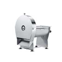 Nieuwe elektrische friet snijmachine, groentesnijder, -hakker en -slicer voor fruit, zoete aardappel, kool, ui, wortel, geschikt voor restaurants.