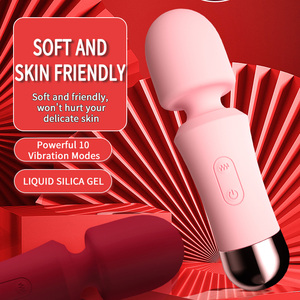 Mujer Mini Magic USB vibrador varita lesbiana juguete masaje palo sexo accesorios con <span class=keywords><strong>Club</strong></span> productos fuente de alimentación por cargador - Product Image 4