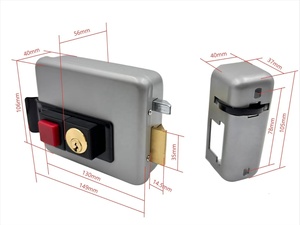 Entry Security System <strong>Electronic</strong> Anti-Theft Waterproof Polished Stainless Steel Rim <strong>Lock</strong> for Metal Door <strong>Main</strong> <strong>Gate</strong> - Product Image 4