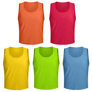 Pinnies de fútbol de secado rápido para adultos, camisetas de fútbol transpirables, chaleco para entrenamiento de equipo de scrimmage, babero práctico para deportes - Product Image 1