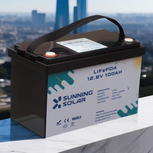 แบตเตอรี่ลิเธียมไอรอนฟอสเฟต Sunning Solar 12.8V 100Ah สำหรับเก็บพลังงานภายในบ้าน - Product Image 1