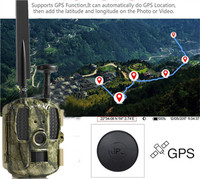 Cámara de caza con visión nocturna infrarroja, 4G, IP66, impermeable, GPS