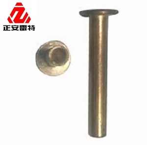 Rivets plats en cuivre massif sur mesure, usinés avec précision, attaches métalliques pour pièces de quincaillerie industrielle - Product Image 4