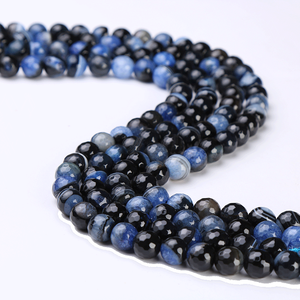 Pierres précieuses naturelles à taille brillante pour la fabrication de bijoux, perles d'agate et de cornaline de 8 mm et 3 mm de hauteur - Product Image 1