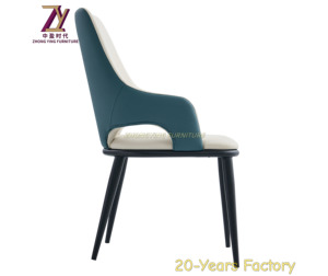 Moderno Simple pequeño apartamento restaurante comedor silla respaldo silla ocio nórdico minimalista hogar restaurante Hotel silla - Product Image 2