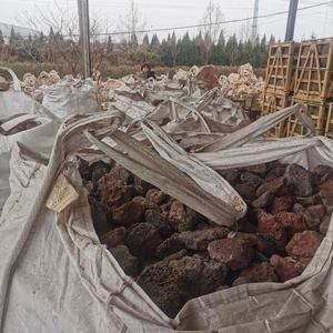 Aquariumdecoratie Steen Zwarte Lavasteen Rode Lavasteen voor Visbakdecoratie - Product Image 5