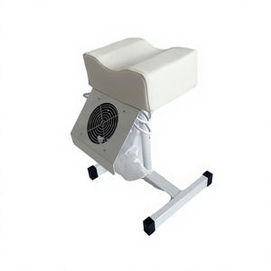 Taburete de Pedicura Moderno Ajustable de Acero Inoxidable con Ventilador, para Salón y Dormitorio, Equipo de Manicura para el Cuidado de los Pies - Product Image 3