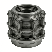 Service d'impression 3D de précision SLM pour moteurs automobiles, laiton, aluminium, acier inoxydable, alliage de titane, durable, haute technologie, 0,01 mm