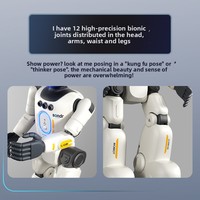 Robot Inteligente con IA y Control Remoto por Gestos, Exclusivo para Comercio Transfronterizo, Juguete Infantil Luminoso, Programable, Educativo y Bailador