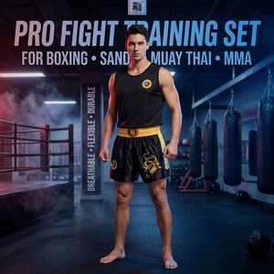 Ropa de Artes Marciales <span class=keywords><strong>Sanda</strong></span>, Uniforme de <span class=keywords><strong>Wushu</strong></span> Corto para Entrenamiento - Product Image 2