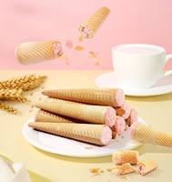 Koreaanse Geïmporteerde Pororen Ijshoornsnacks 53.4G Fruitsmaak Koekjes Zoete Knapperige Textuur Met Chocolade-En Kaassmaken