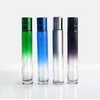 Botol Parfum Kaca Berwarna dengan Logo Kustom Grosir - Kemasan Kosmetik Portabel untuk Minyak Esensial, Pewangi, Produk Kecantikan DIY