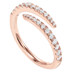 Anello aperto semplice da donna, stile regolabile, accessorio elegante da indossare ogni giorno - Product Image 6