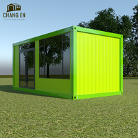 Maison conteneur en acier à deux étages Dyce, en kit, avec porte en panneau sandwich, design moderne du milieu du siècle, taille et couleur personnalisables, respirante
