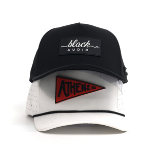Gorra de 5 Paneles con Parche de Goma y Cuerda, <span class=keywords><strong>Precio</strong></span> al por Mayor - Product Image 3