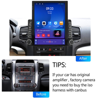 Radio de coche Android con pantalla Tesla de estilo Vertical de 9,7 "para KIA Sorento 2009-2012 reproductor Multimedia de navegación GPS