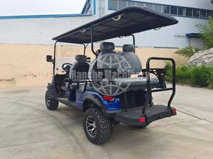 Voiturette de golf électrique personnalisée 220V avec chargeur intelligent, 4 places, basse vitesse, couleur rouge - Product Image 3