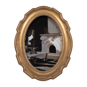 Cornice ovale in resina 4x6 pollici in stile vintage per l'arredamento di casa, camera da letto e ufficio - Product Image 1