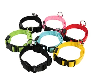 LED Brilhante Dog Collar Ajustável Piscando Recarga Luminosa Collar Noite Anti-Perdido Dog Light HarnessFor Small Dog Pet produtos