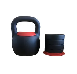 Spor Fitness ekipmanı ayarlanabilir halter eğitim dökme demir Kettlebell ağırlık