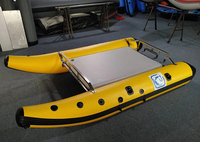 Plataforma Inflable con Cojín de Aire para Pesca, Catamarán Pequeño, Yate Portátil, Venta Directa de Fábrica