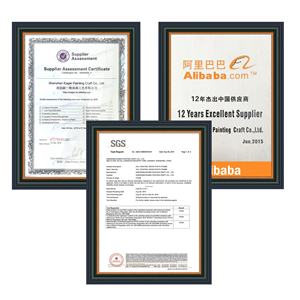 La pittura <span class=keywords><strong>su</strong></span> misura della resina decora la stampa UV della pittura della porcellana della struttura di progetto dell'hotel sulla pittura acrilica - Product Image 6