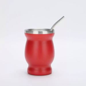 <b>Small</b> Curved Waist Stainless Steel Mug 8oz Portable Gift Packaging Tumbler - Product Image 6