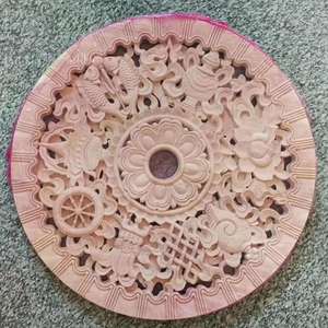 Ahşap oyma süsler ahşap oymalar ahşap rozet - Product Image 5