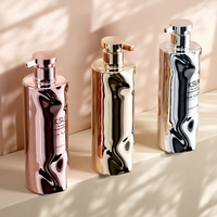 Bouteilles en plastique personnalisées de 600 ml (18 oz) pour shampoing, savon pour les mains, lotion pour le corps et le visage, emballage cosmétique