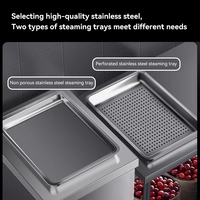 Options de capacité multiple 360 ° Chauffage cyclique en acier inoxydable Pot intérieur Cuiseur à riz commercial pour restaurant