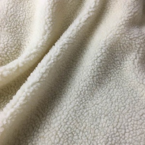 Giá sỉ nhà máy Vải lông cừu giả 100% Polyester dùng lót quần áo dệt may - Product Image 4