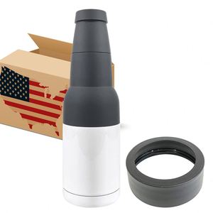 12Oz Double Wall Stainless Steel Blank Sublimation Soda and Can Cooler 3 in 1 Thermos With Beer <b>Bottle</b> Opener - Product Image 1