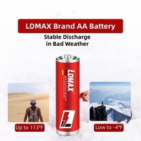LDMAX CE 1,5 V AAA AA Batería de carbono de zinc Dry Cell Metal Jacket UM3 R6P AA Baterías primarias para juguetes de control remoto