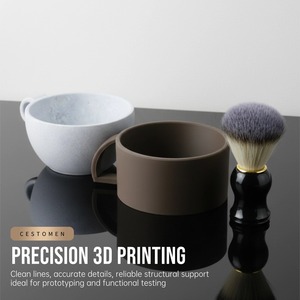 Vente en gros Nouveau design Outil professionnel <span class=keywords><strong>de</strong></span> salon en plastique durable Bol à savon à raser réutilisable Bol à mousse à raser pour usage domestique - Product Image 1