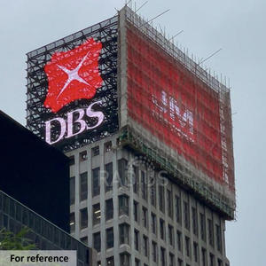 Prix extérieur Flexible maille souple mur vidéo Led panneaux publicité collant Flim Transparent LED affichage Flexible - Product Image 6