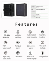 Mini traqueur GPS solaire RF-V24 + étanche IP67 WIFI bétail vache mouton cheval chameau dispositif de suivi